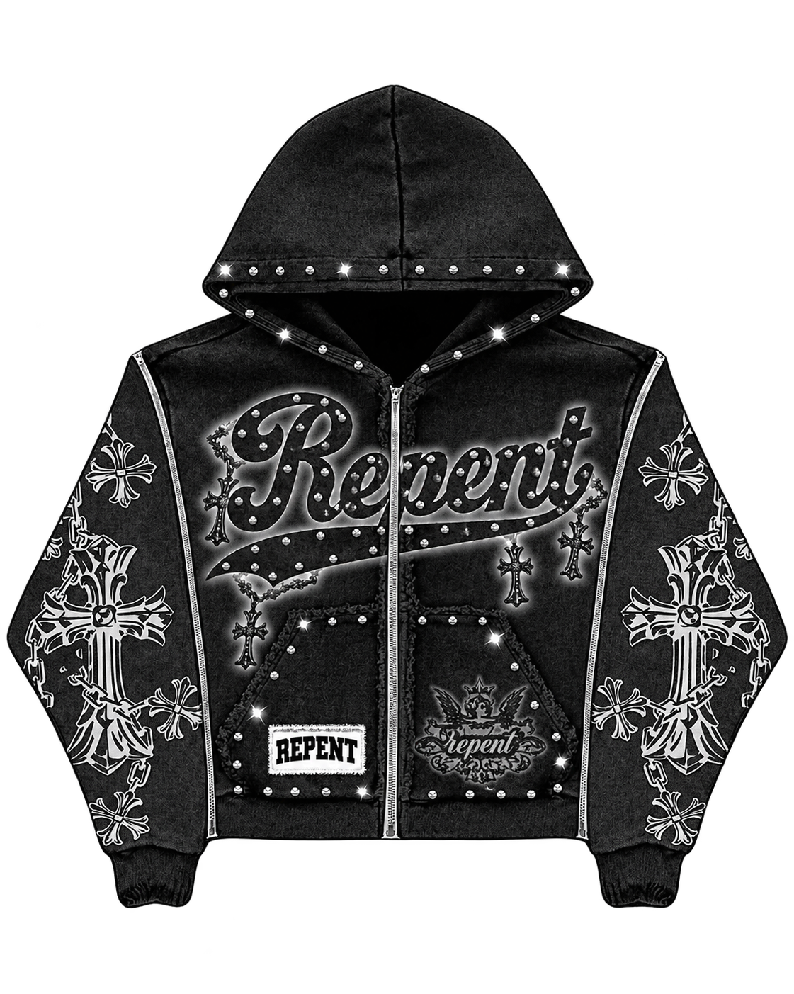 "Recite" Zip-Up