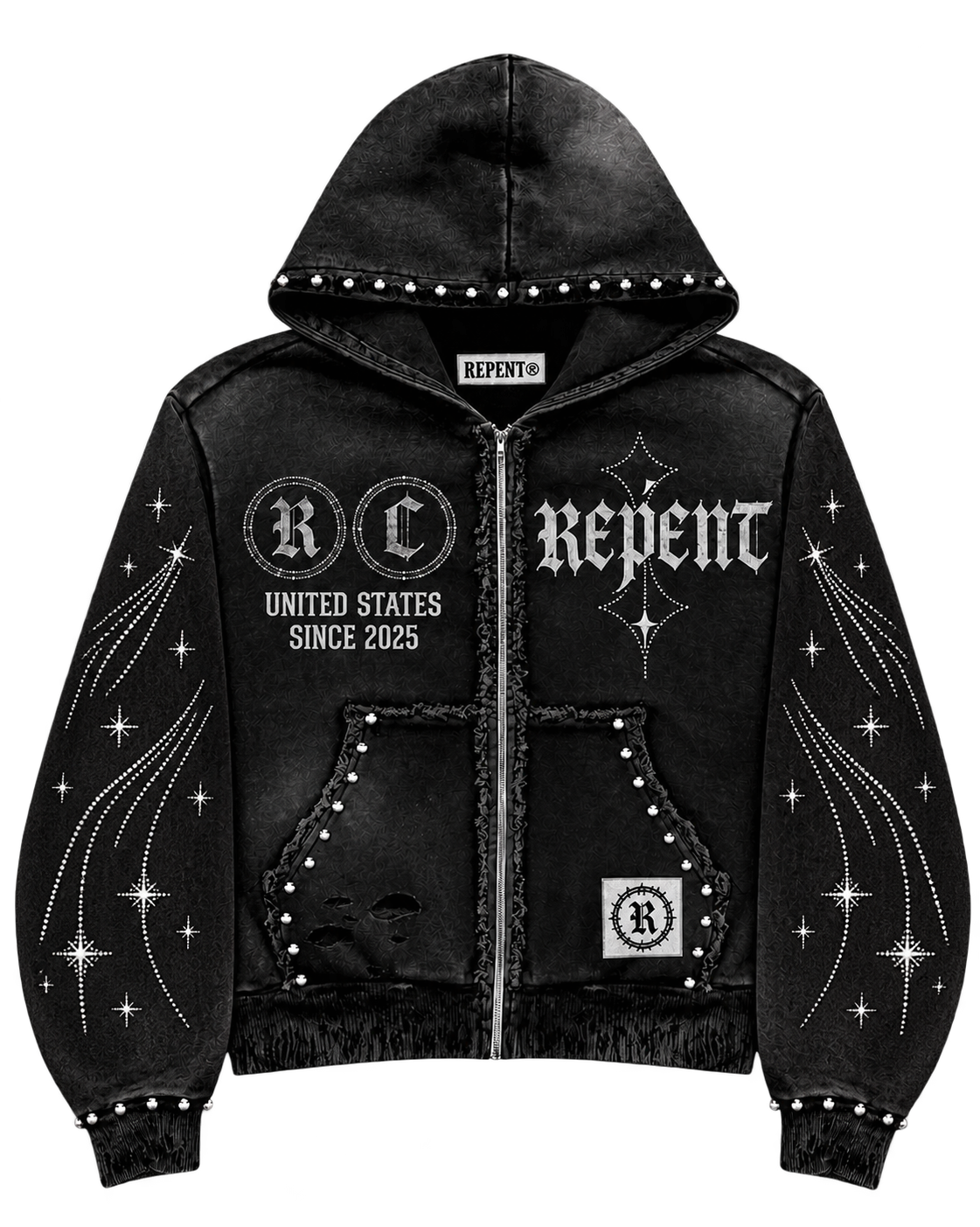 "Morning Star" Zip-Up Jacket