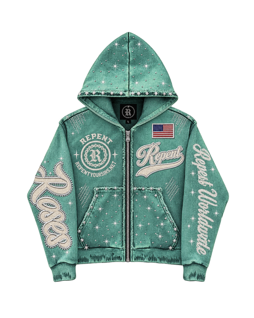 "Rosae" Zip-Up