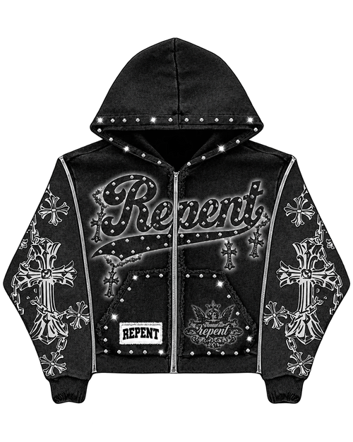 "Recite" Zip-Up