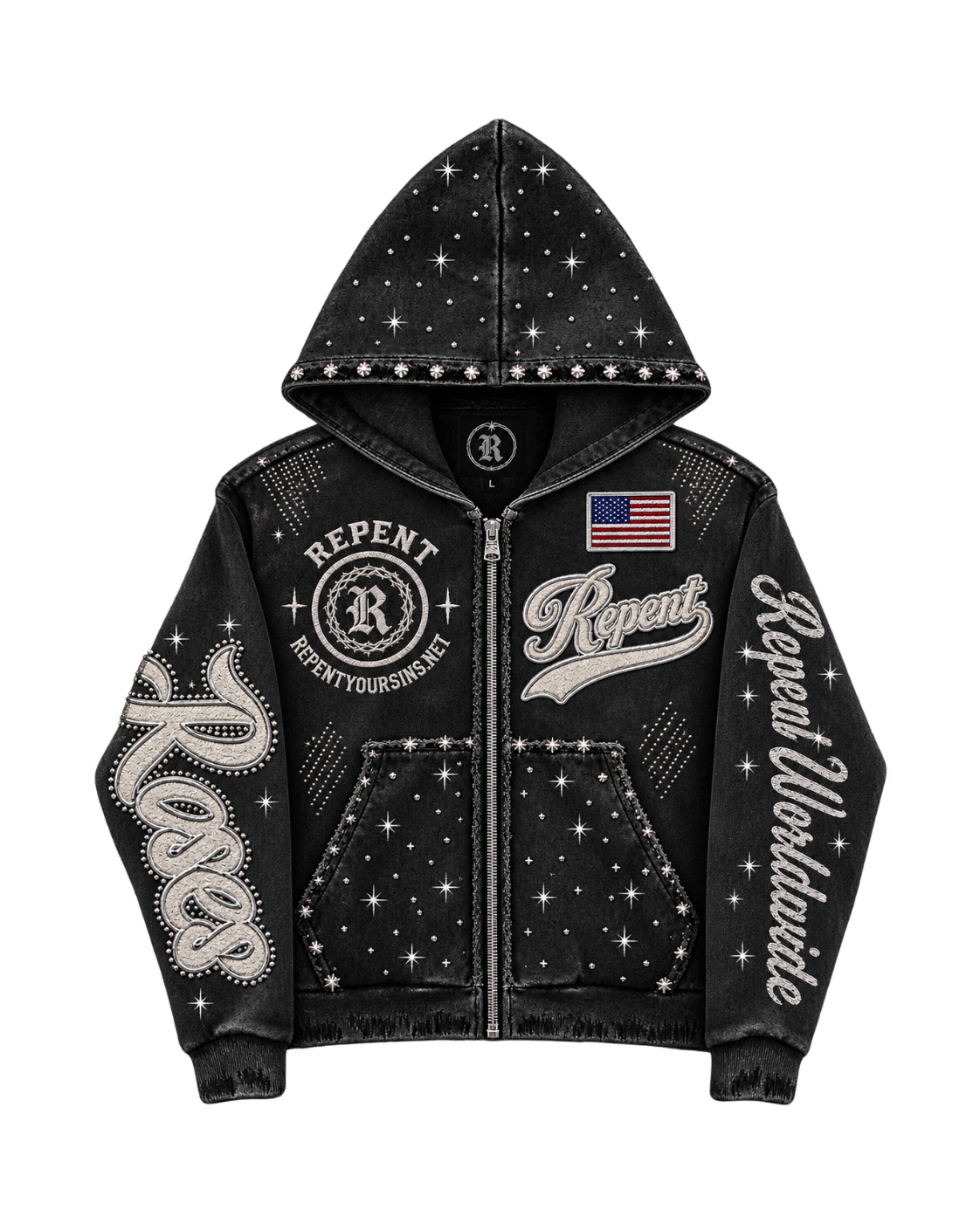 "Rosae" Zip-Up