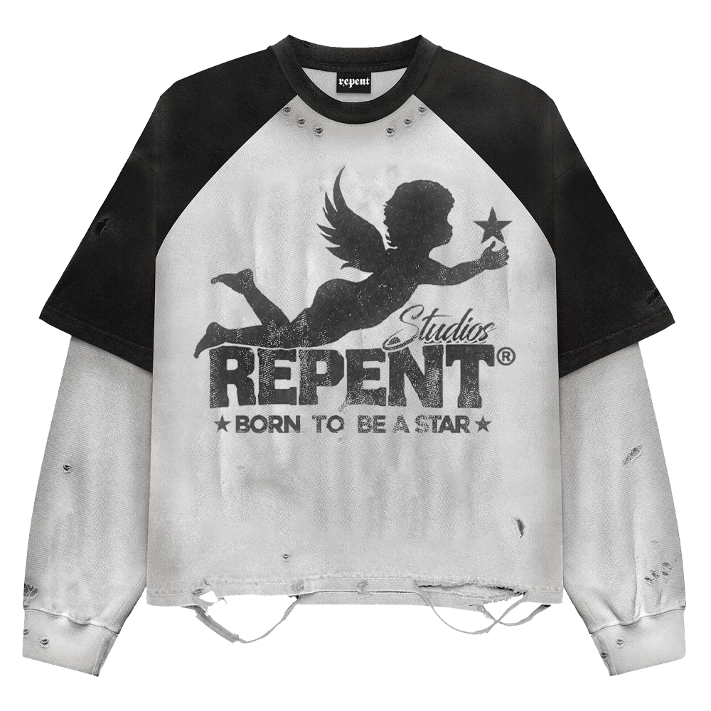 "Born A Star" Layered T-Shirt
