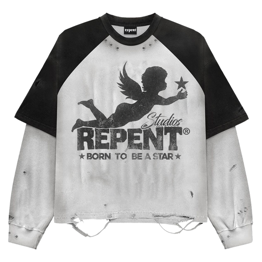 "Born A Star" Layered T-Shirt